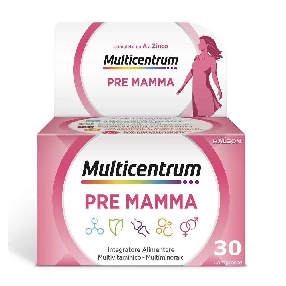 Multicentrum Multicentrum Premamma 30 comprimidos de vitaminas para gestantes