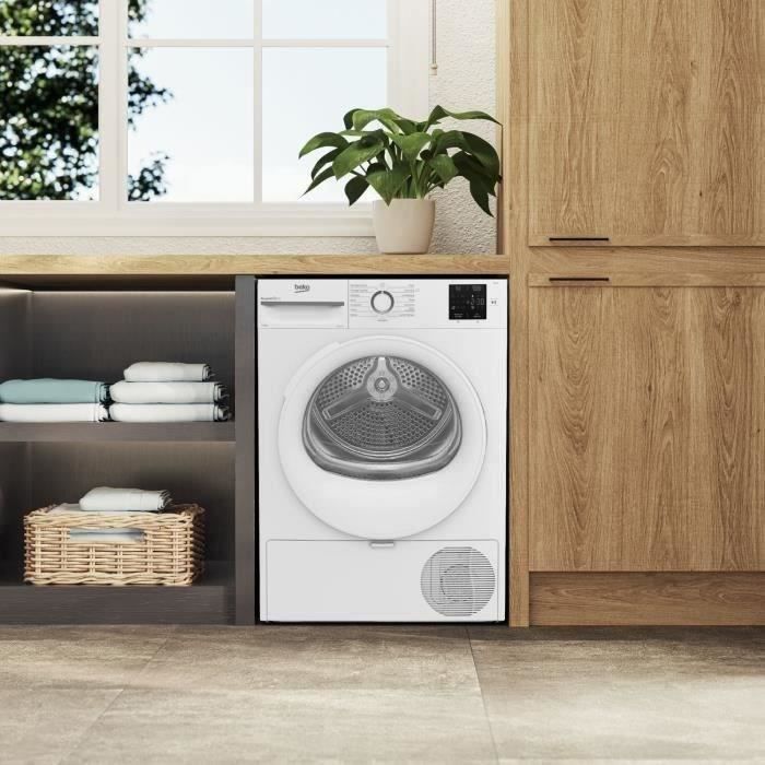Asciugatrice a pompa di calore BEKO b300 Eco sense D0H11030 - 10 kg - L60cm - Bianca