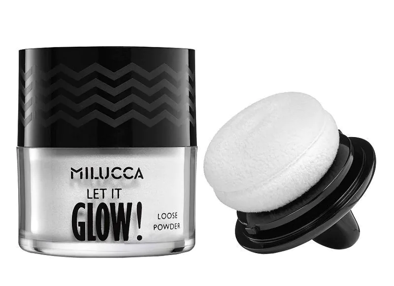 Milucca Let It Glow Loose Powder Rozświetlający puder do twarzy, 200