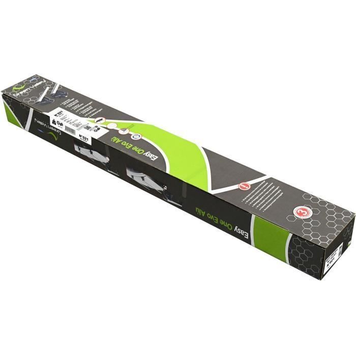 2er-Set Dachträger - GREEN VALLEY - Easy One Nr. 21 - Aluminium - Standard-Dachmontage - Bis zu 75 kg
