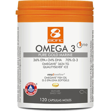 Biofil Omega 3 One, suplemento dietético, 120 cápsulas.