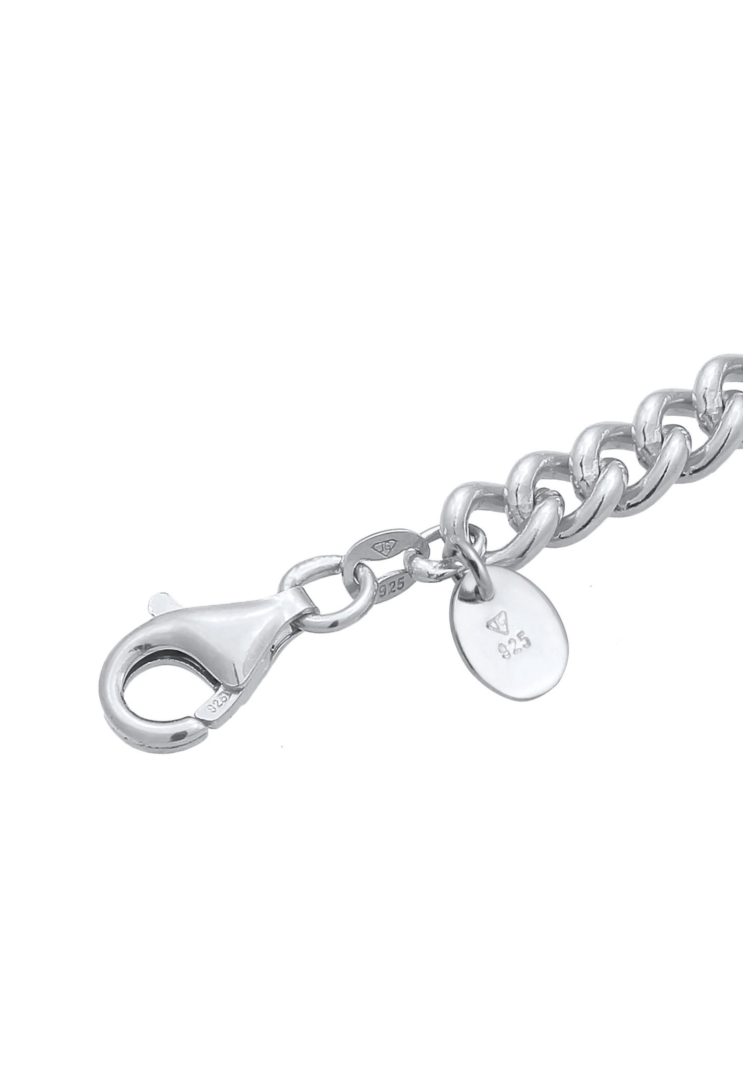 Elli PREMIUM Femmes de base massif en argent sterling 925 rhodié