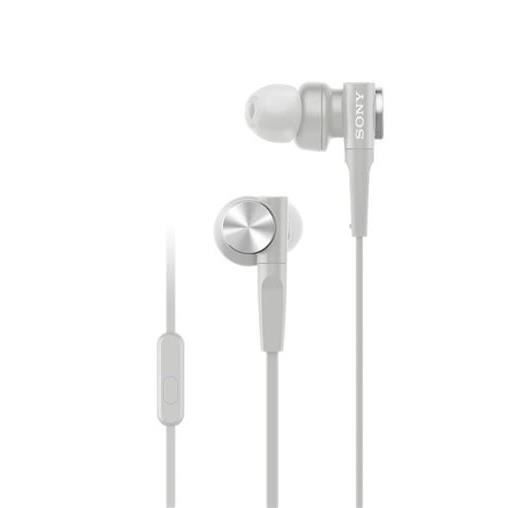 Auriculares intrauditivos - SONY - MDR XB50AP - Con cable - Blancos - Comodidad óptima