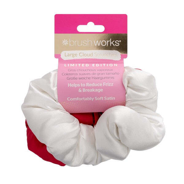 Coleteros grandes con forma de nube de edición limitada de Brushworks (rojo)