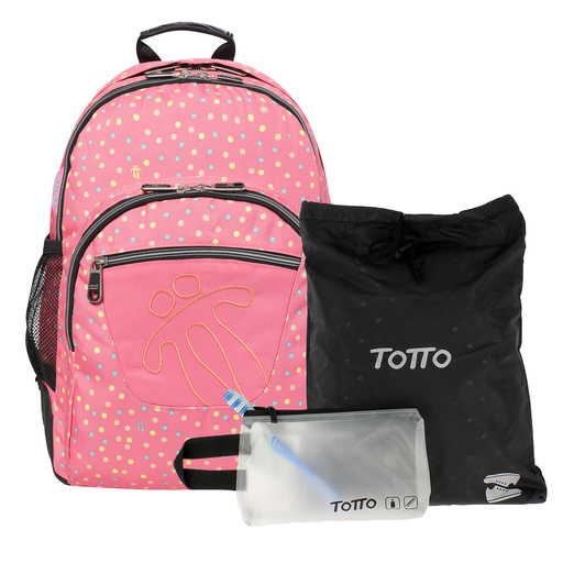  Mochila Escolar Totto Crayoles Fiesty