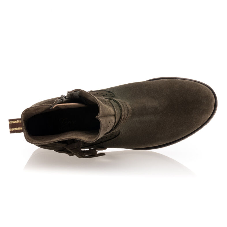 Zielone buty damskie / botki