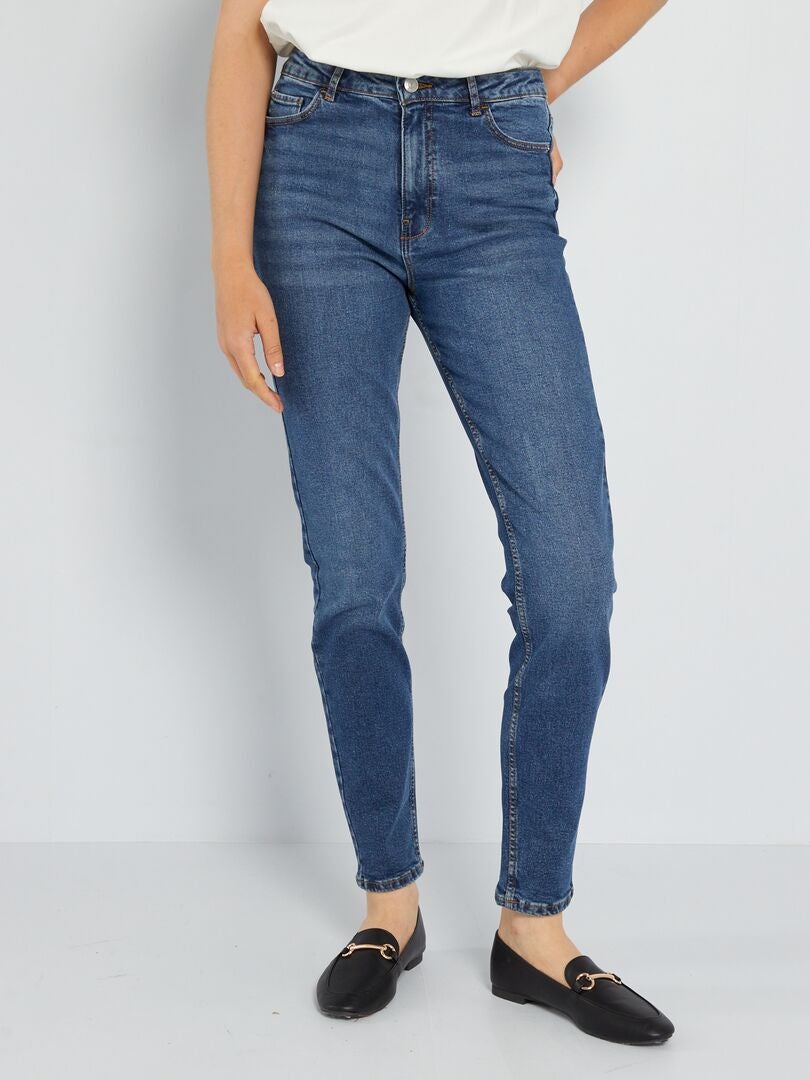 Calça jeans slim fit tamanho 28L - Azul