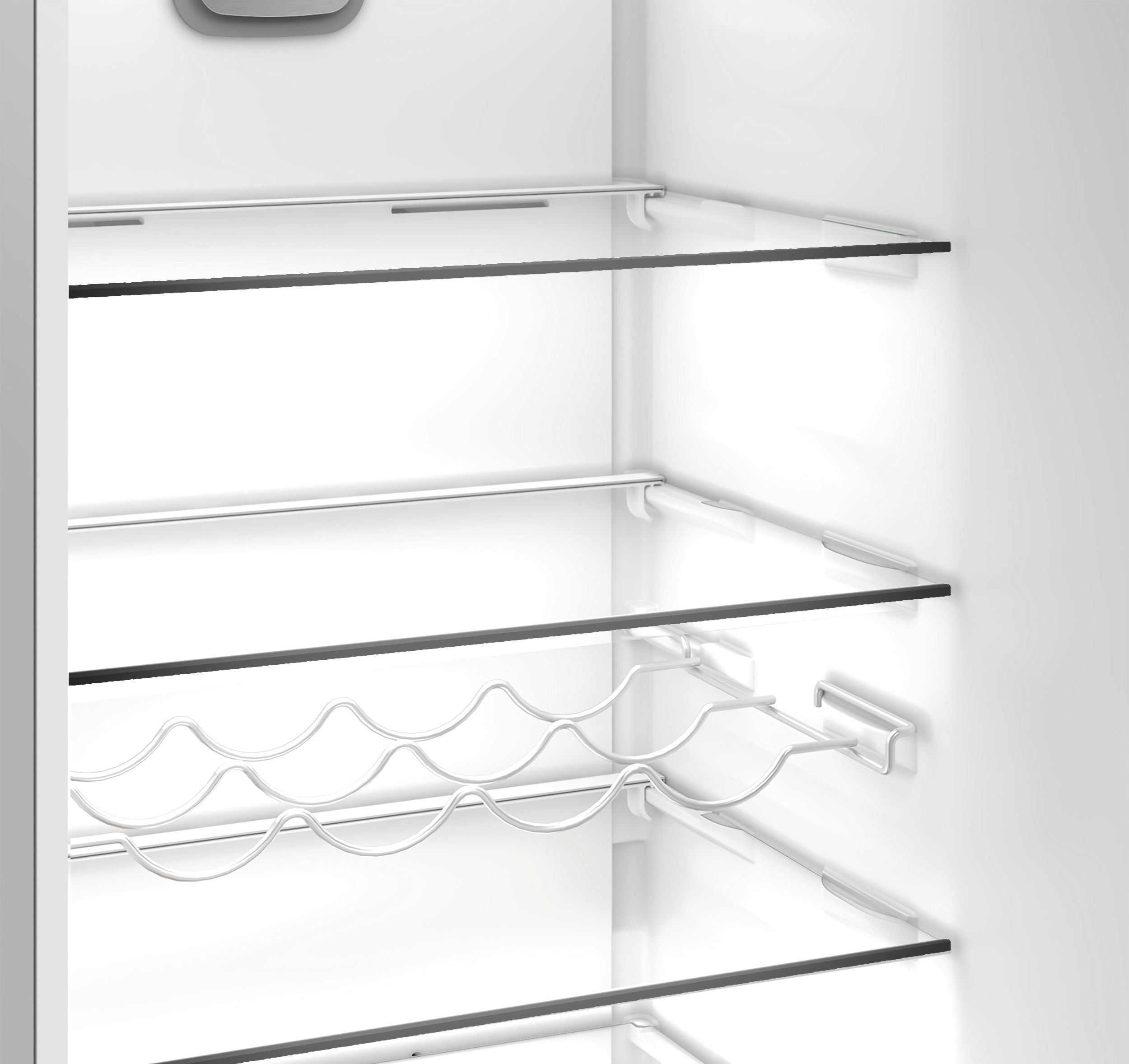 Combi refrigerator - WHIRLPOOL - WHK26402XP4E - 355 L - Dual NoFrost - 6th Sense - Bottle rack - 203.5x59.5x66.3 - Stainless steel