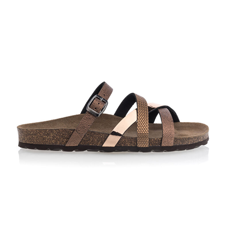 Gelbe Damensandalen / Zehenfreie Schuhe