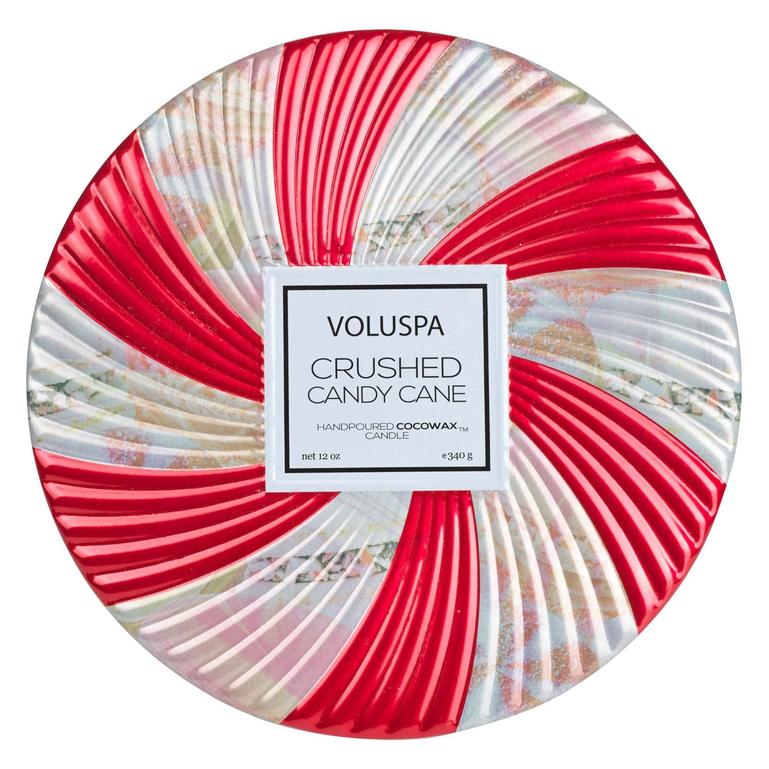 VOLUSPA Crushed Candy Cane 3W Tin