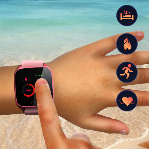 Kindersmartwatch, IP68 waterdicht siliconen, Forever Igo