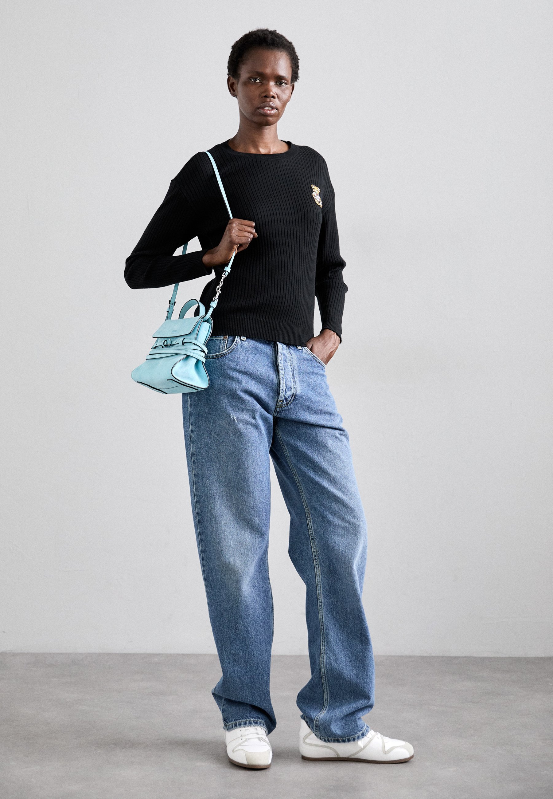 MOSCHINO BORSA - Handtas - celeste