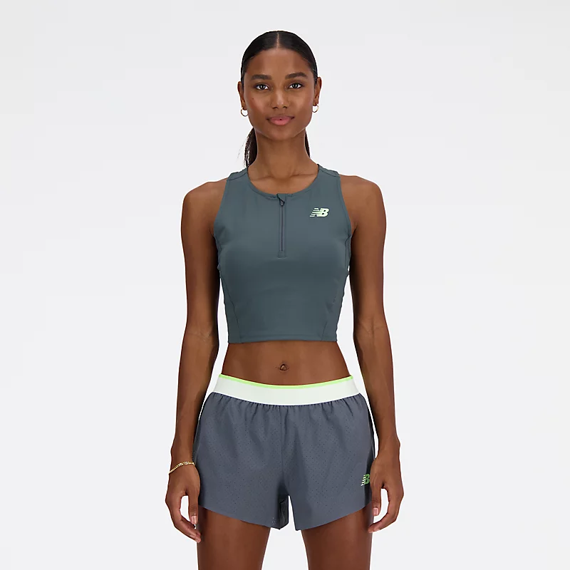 NB Sleek Race Day Tanktop für Damen – GRAPHIT