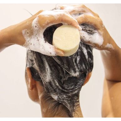 Bam&Boo Recover & Care -shampoopala, kiinteä shampoo herkälle päänahalle 90g