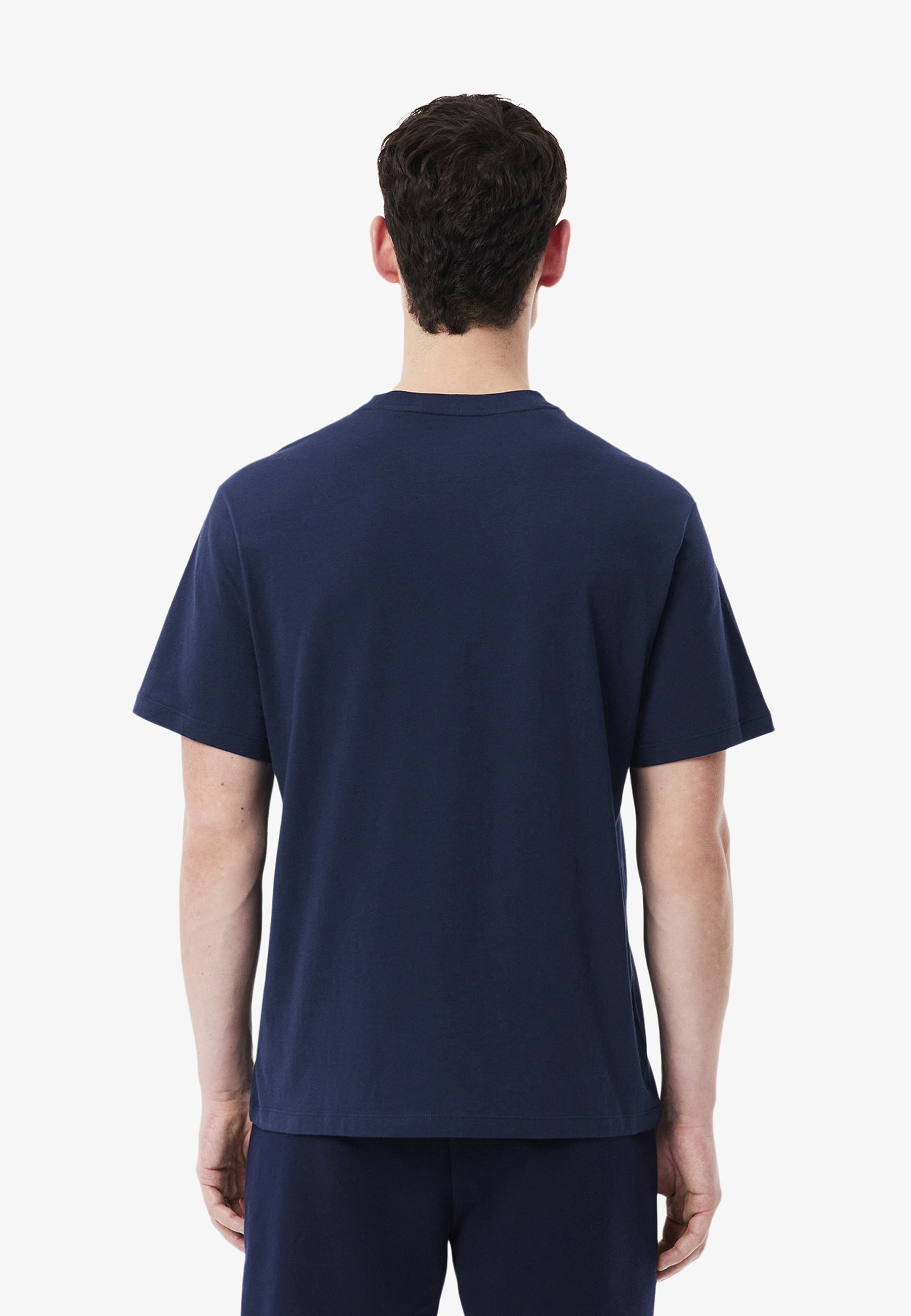 Lacoste T-shirt - T-shirt met print - blauw marine wit