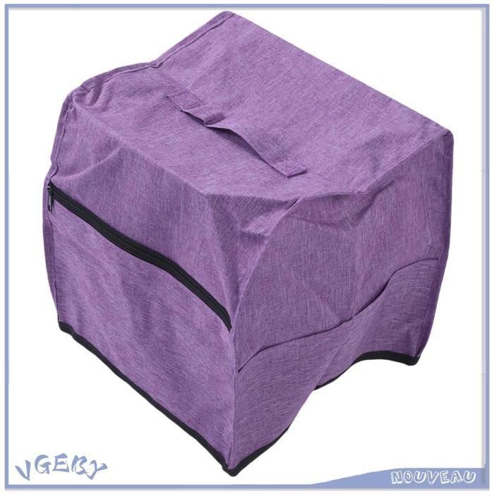 Housse pour machine à coudre, anti-poussière avec poches de rangement, tissu Oxford, eau pour machines à surjeter et surjeteuses