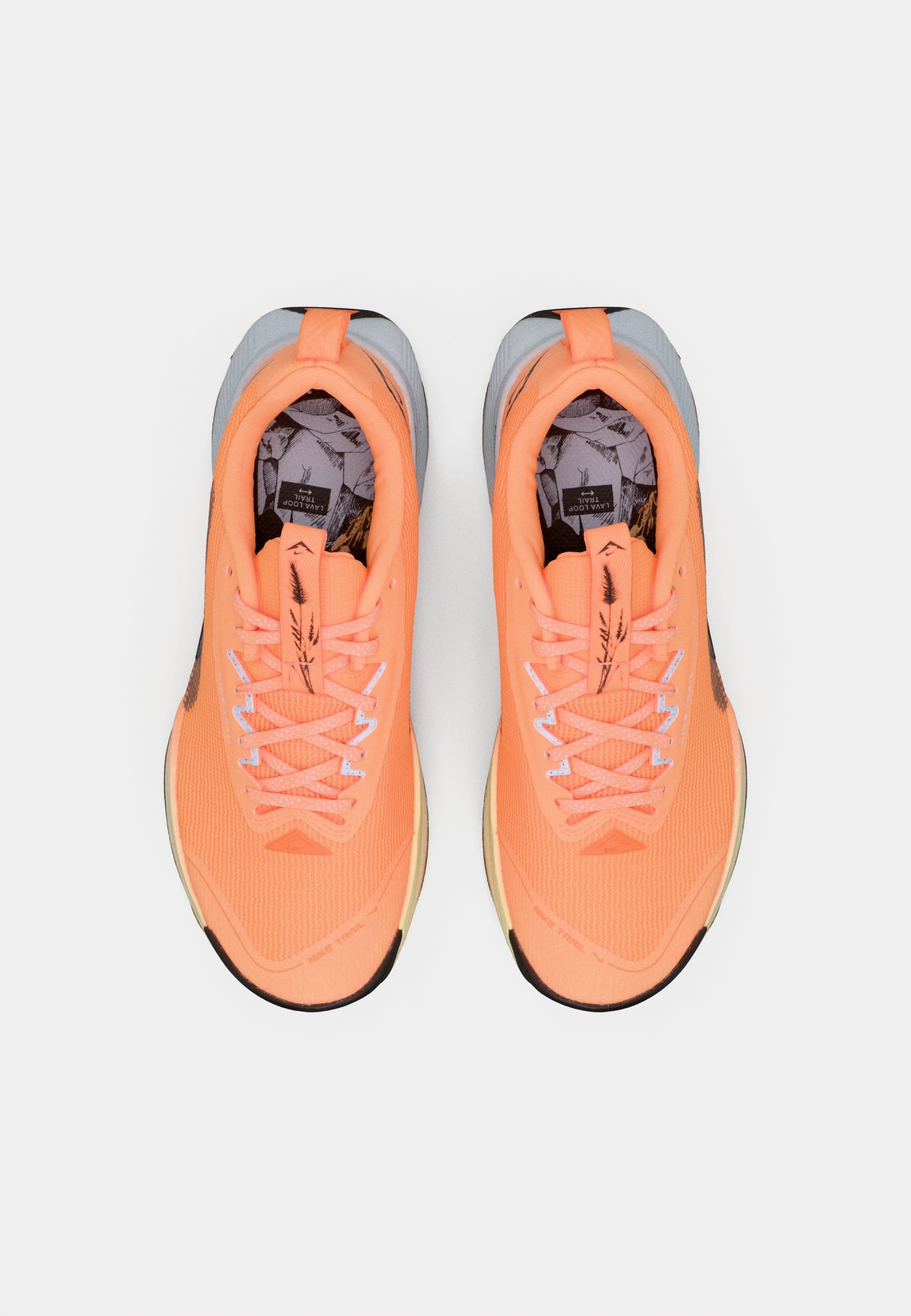 Nike Performance JUNIPER 3 - Trailrunning schoenen - oranje pulse/zwart/ghost/alabaster/total orange