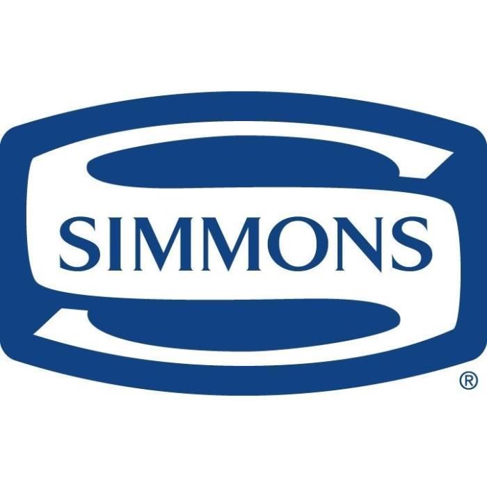 Ensemble matelas sommier 160 x 200 SIMMONS Hauteur 29 cm - Ressorts ensachés Sensoft - Fabriqué en France -  SW5