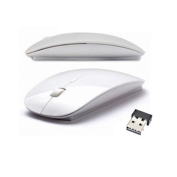 Mouse sem fio - GOBRO - Ultrafino - Ergonômico - Óptico - Compatível com PC e Mac