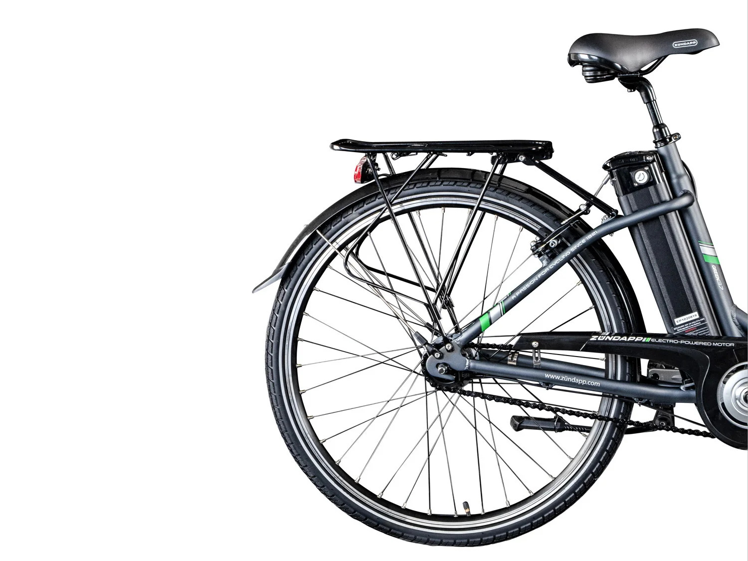 Zündapp E-Bike City Green 3.7, 26 eller 28 Zoll