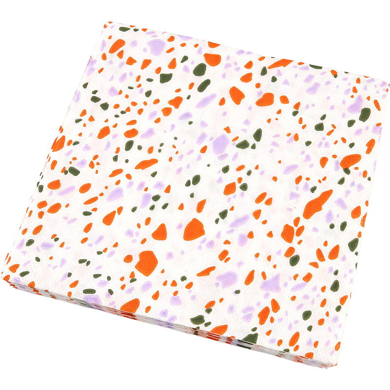 Serviettes de table Vie Home, paquet de 20, 33 x 33 cm, fin d'été