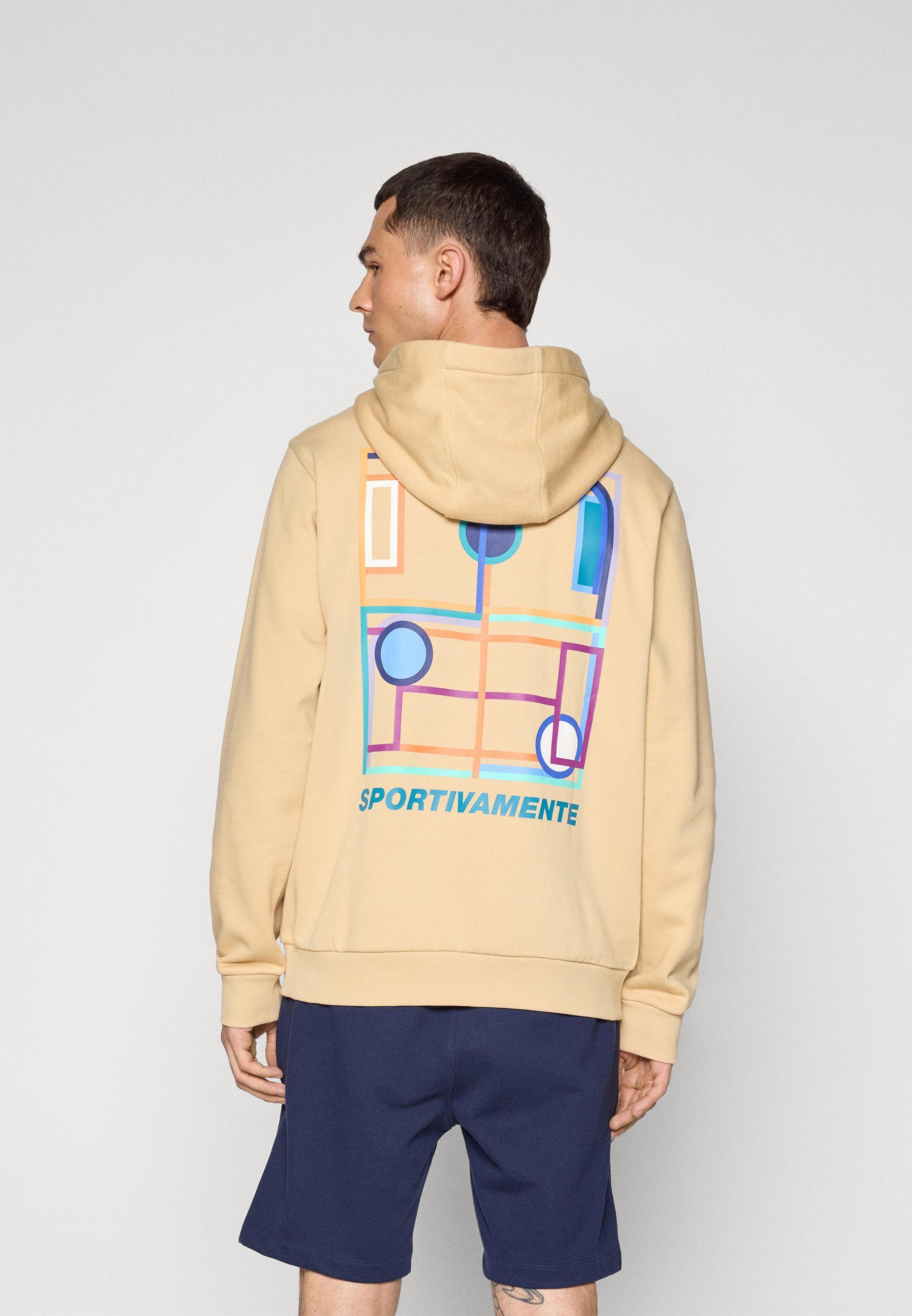 Lotto HOODED HERITAGE - Sweat à capuche - crème irlandaise