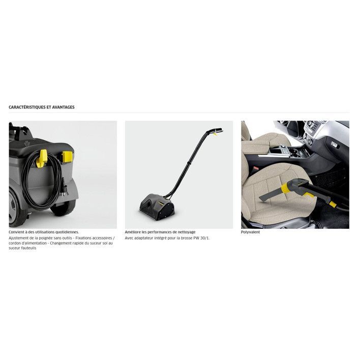 Injector-extractor 1250W 54 l/s Puzzi 10/2 Adv Karcher