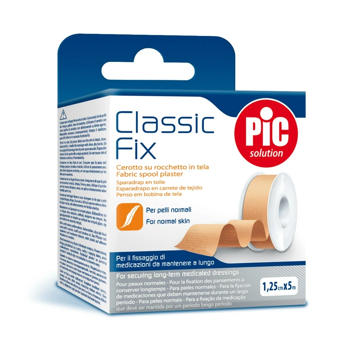 PIC Pic Classic Fix Gipsverband auf einer Rolle, 1,25 cm x 5 m, Verband