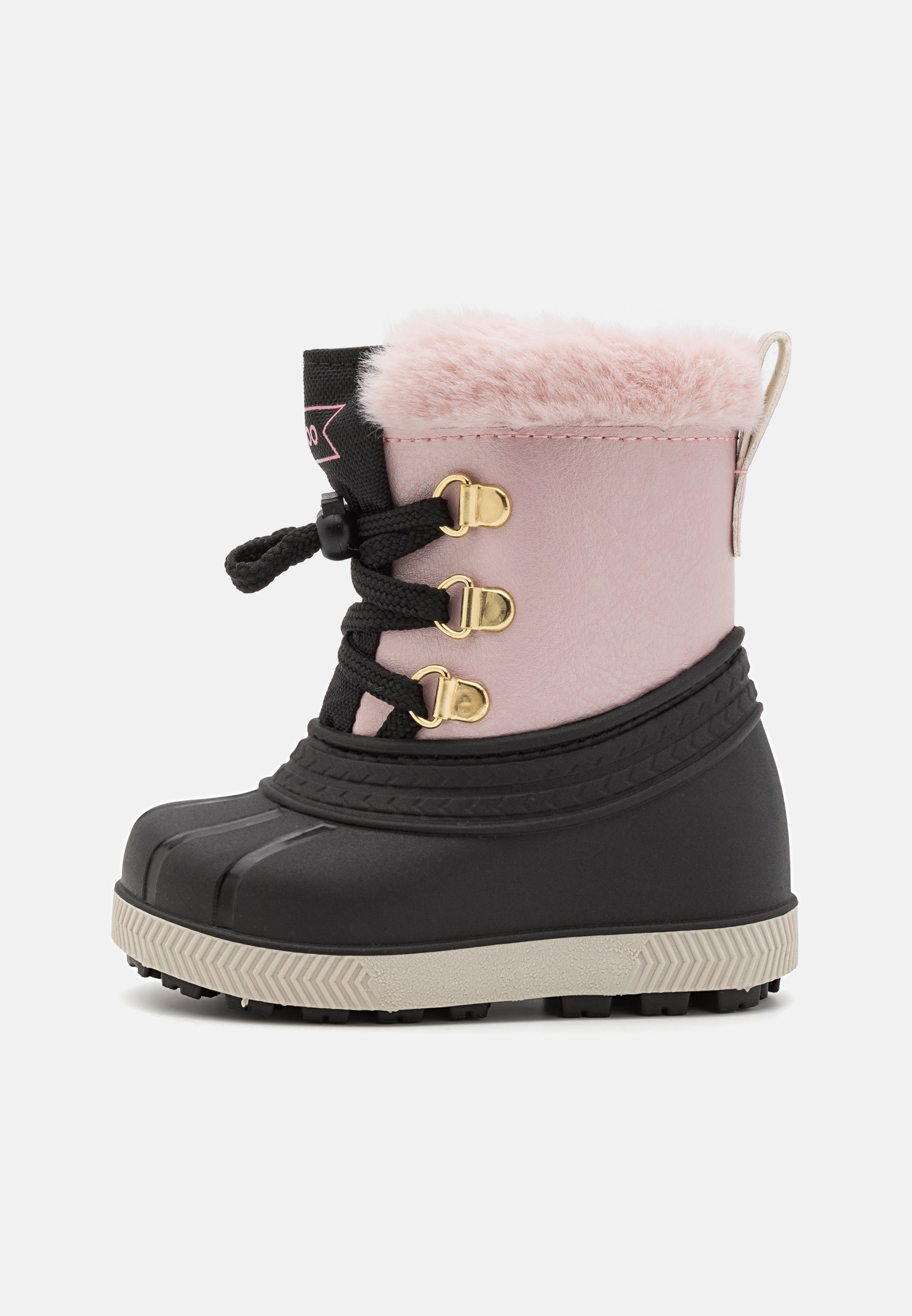 Friboo Schnürstiefel – Hellrosa