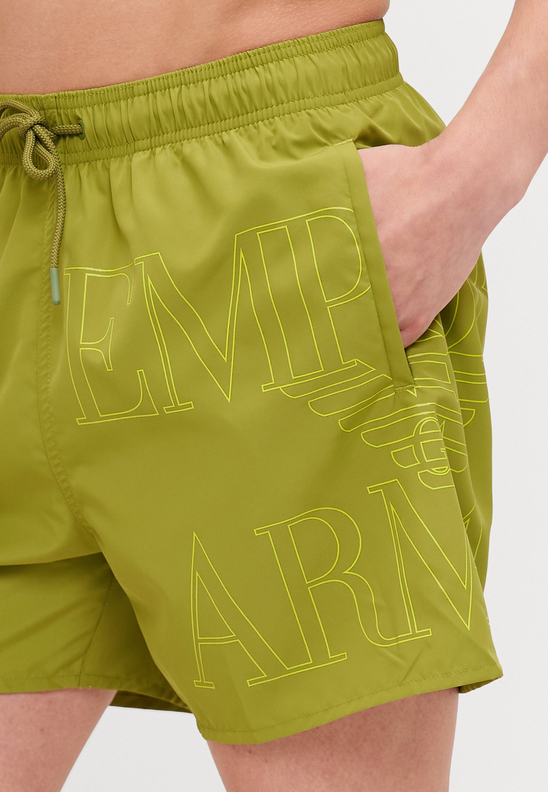 Pantaloncini da bagno Emporio Armani - guacamole