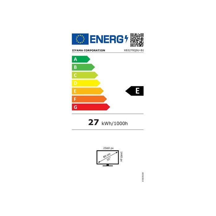 Ecran PC - IIYAMA - XB3270QSU-B1 - 32 pouces - WQHD 2560x1440 - LED IPS