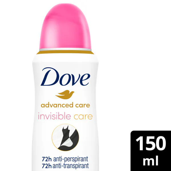 Dove antiperspirant deodorant ve spreji Invisible Care 150ml
