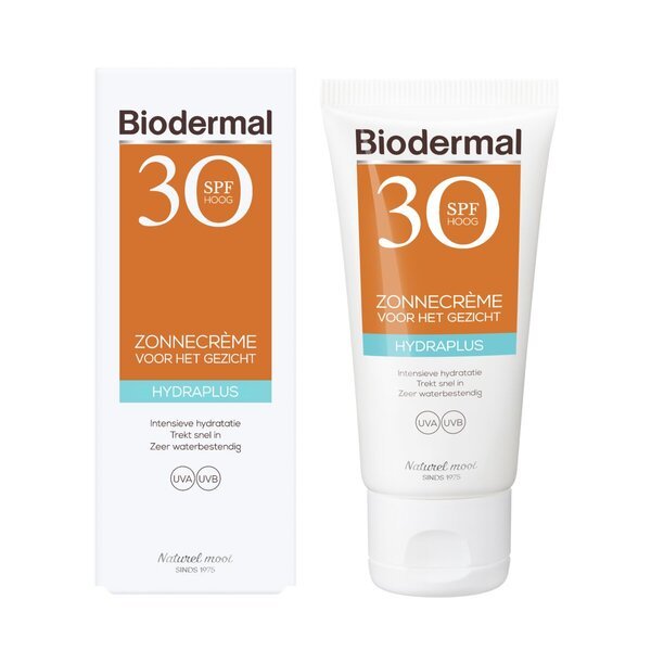 Biodermal Hydraplus krema za sončenje SPF30 za obraz<br>50ml