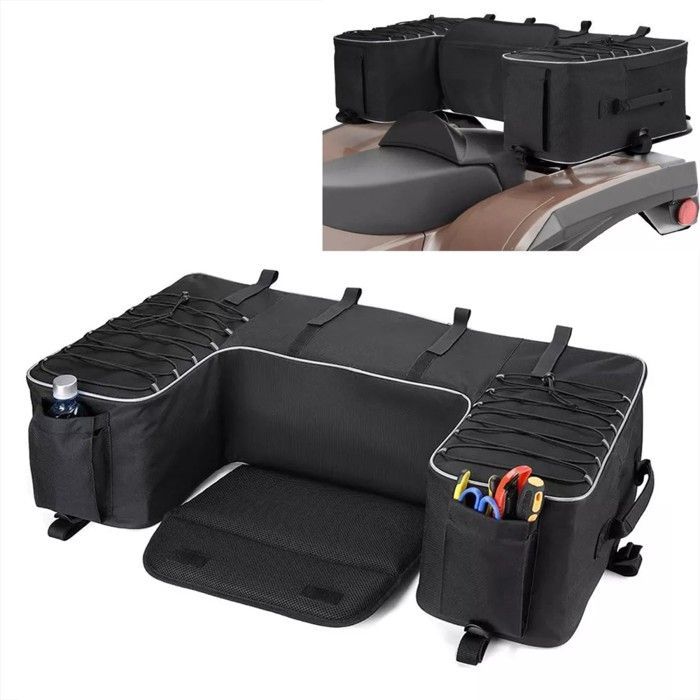 Alforja trasera semirrígida - Bagtecs QB5 - Nylon 600D - Impermeable - Refuerzos internos