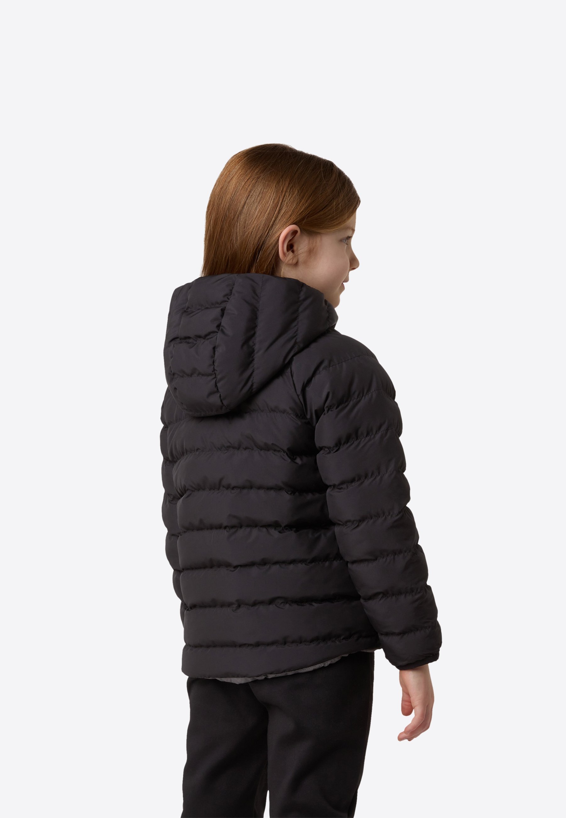 The North Face Wendbare Kinder-Kapuzenjacke Perrito - Winterjacke - Schwarz-Rauchperle