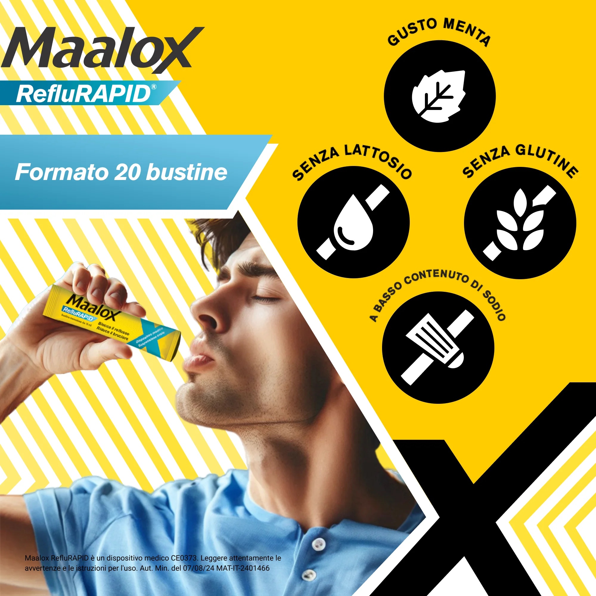 MAALOX Maalox Reflurapid 20 sachets Reflux et acidité