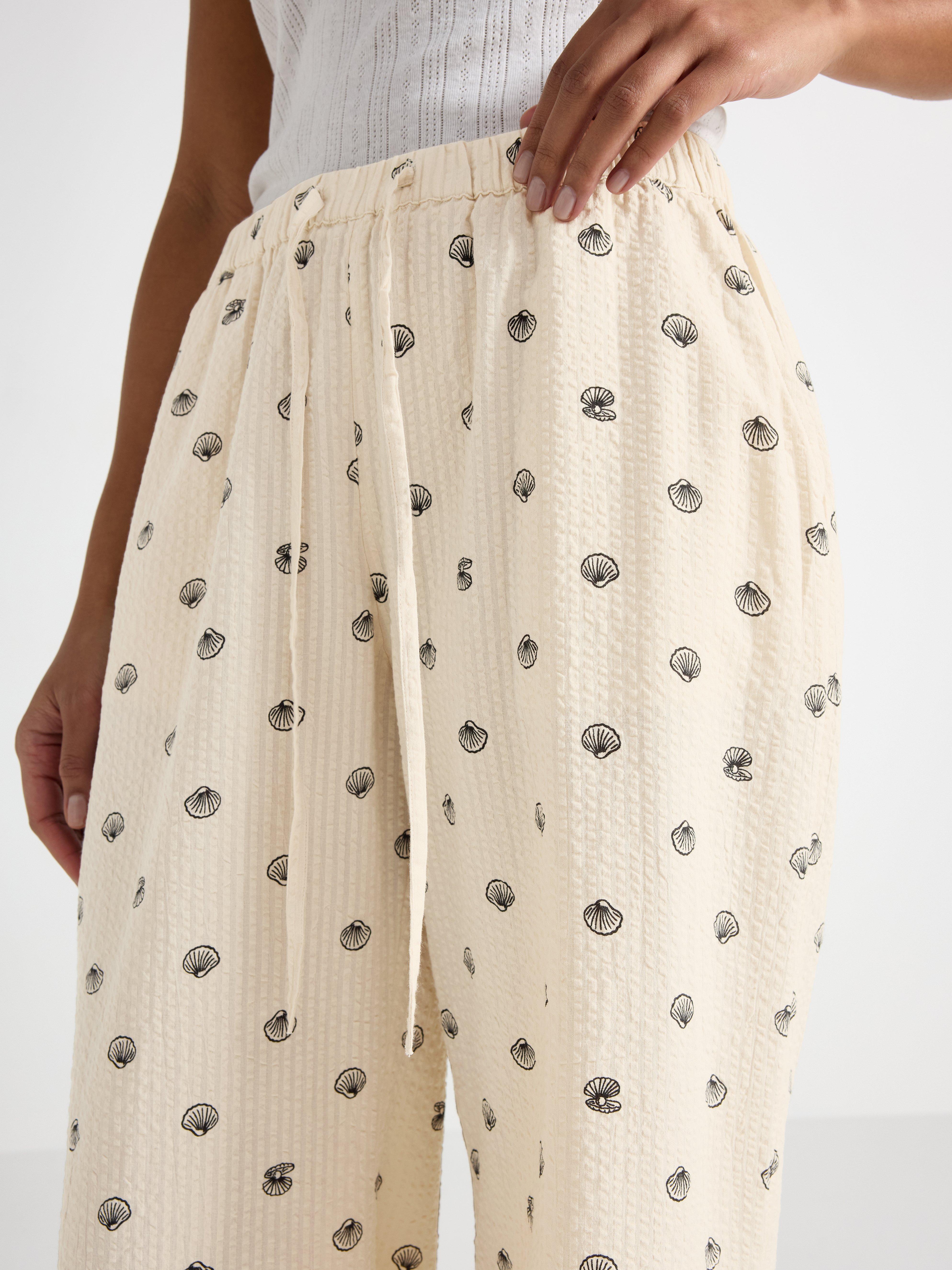 Pantaloni de pijama cu model Brook Wave