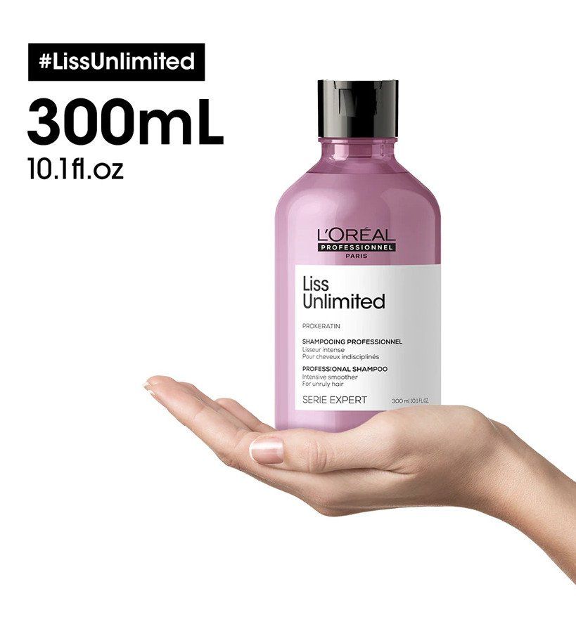 „Serie Expert Liss Unlimited“ šampūnas Salonų šampūnai