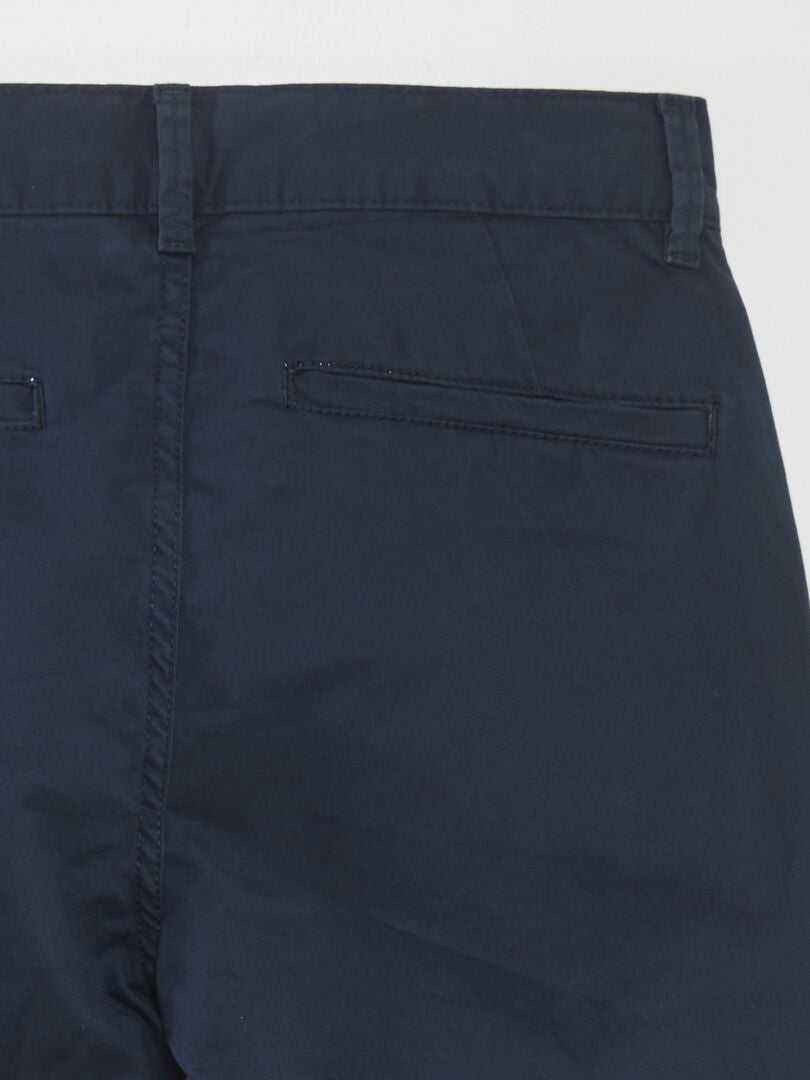Skinny Stretch Chinos - L32 - Niebieski