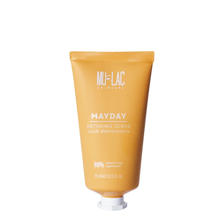Skin Care Mayday Detoxing Scrub - Esfoliante viso, Trattamento detossinante