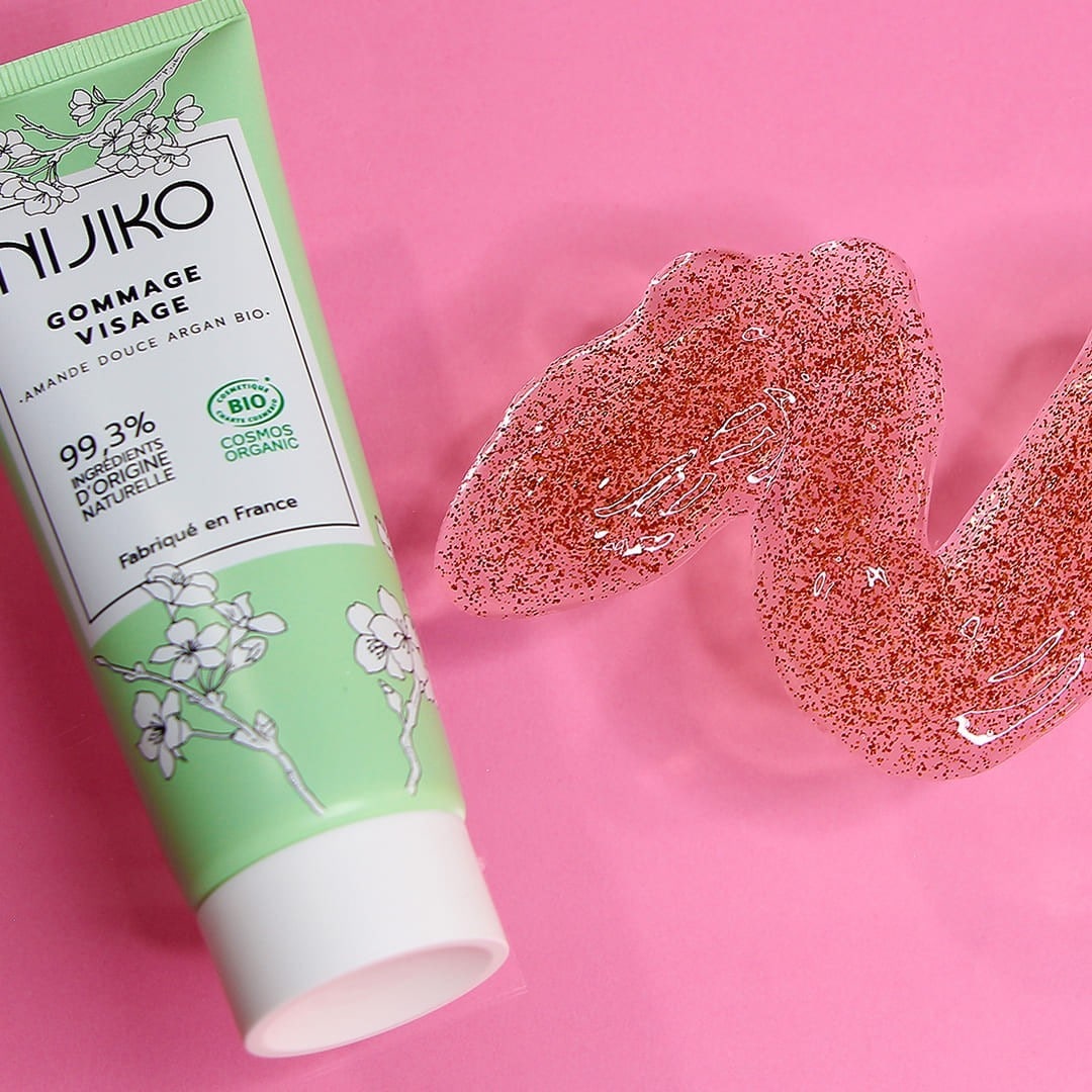 NIJIKO Gommage Visage Bio - Peau Normale à Sèche