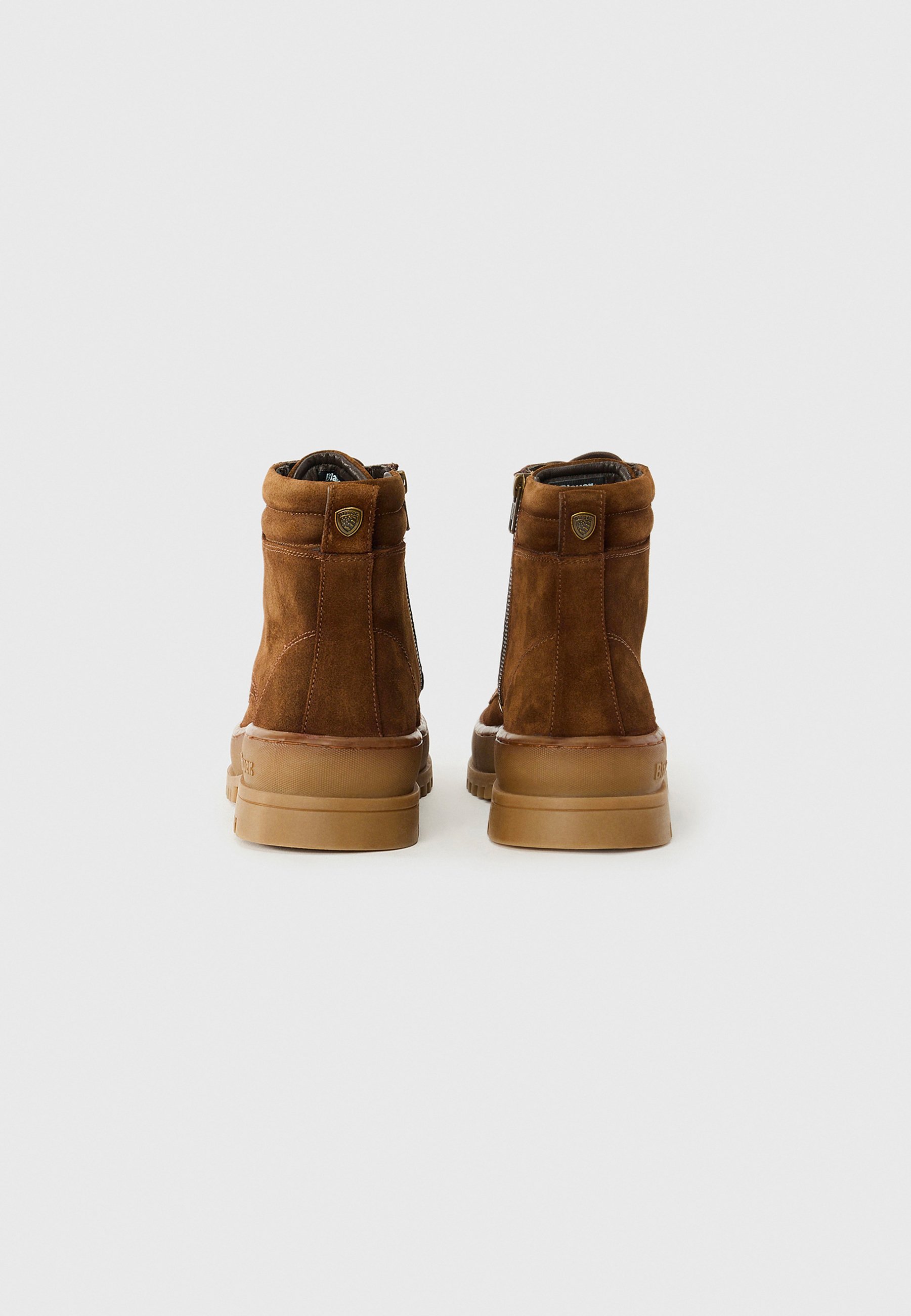 Blauer IUKA - Enkellaarsjes met vetersluiting - bruin