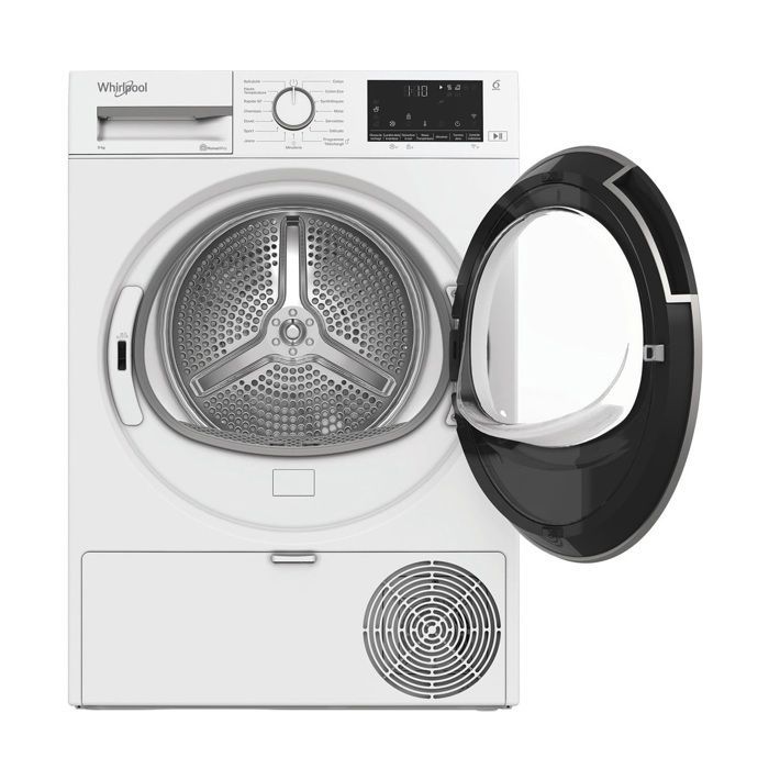 Asciugatrice a condensazione - WHIRLPOOL - 9 kg - 15 programmi - 64 dB