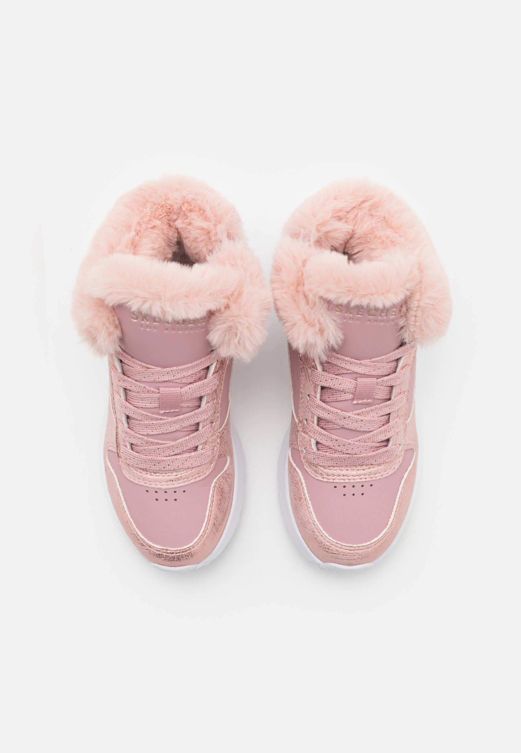 Skechers UNO LITE - Stivaletti stringati - malva