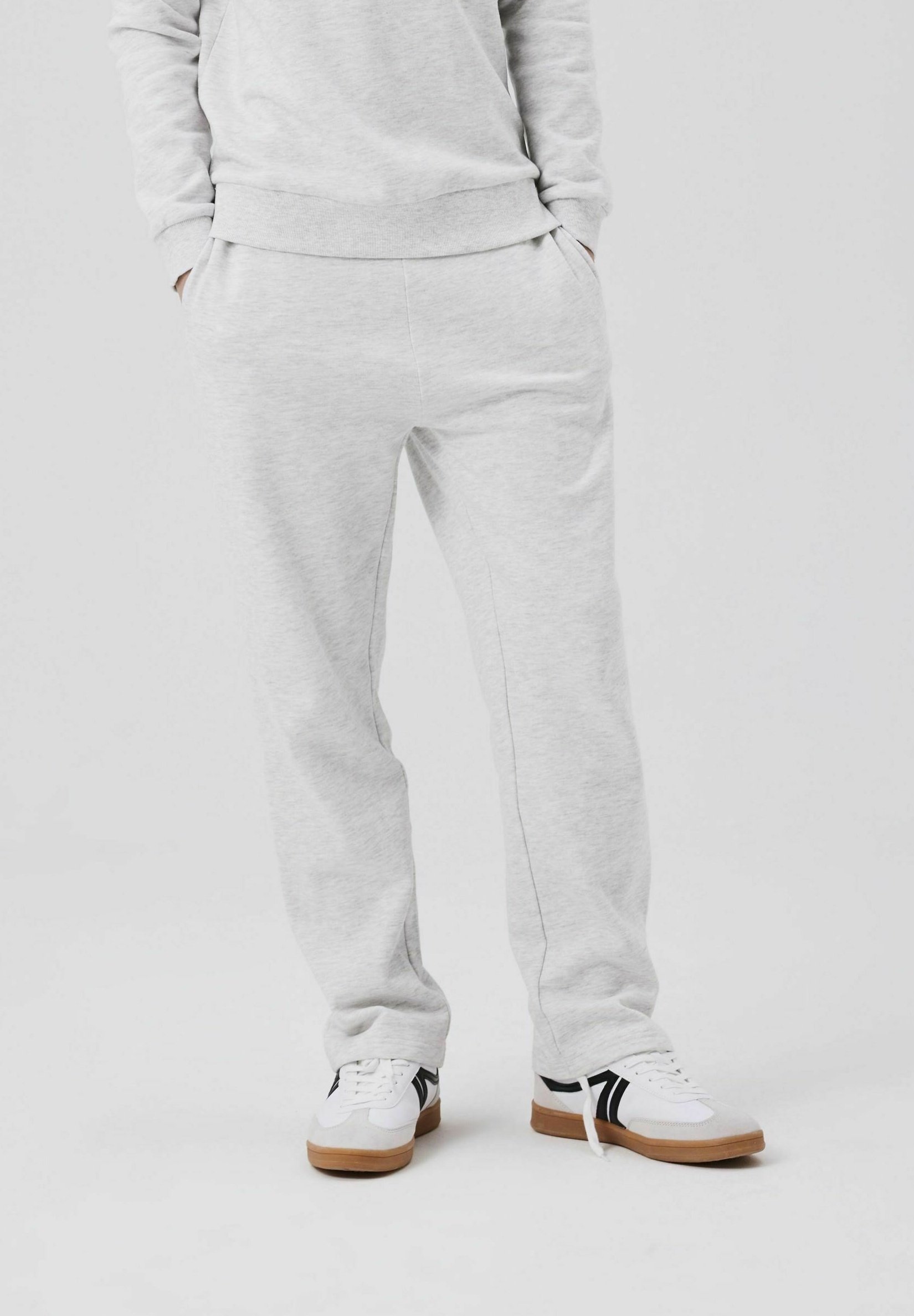 Calça de fato de treino LMTD STRAIGHT FIT - cinza mesclado claro