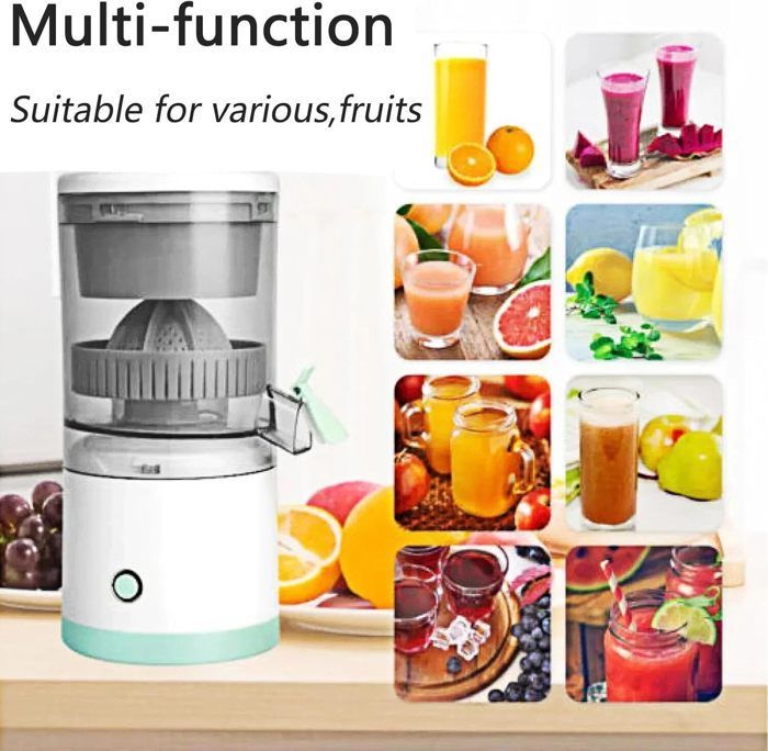 Presse Agrume Electrique Extracteur Jus USB Chargement Portable Machine à Jus d'agrumes Electrique Sans BPA Capacité de 220 ml
