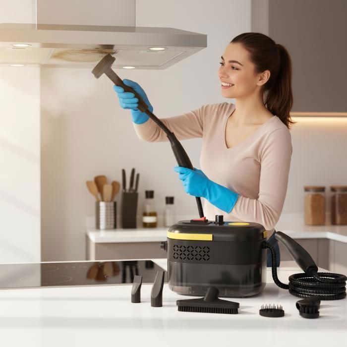 HEALIFE Portable Steam Cleaner - 2500W/1200ml - 120°C - 11 Accessories - Dual Voltage