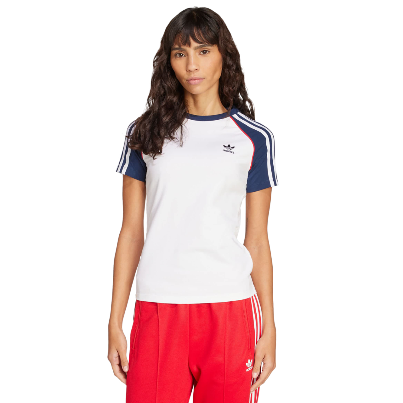 adidas Adicolor 3-Stripes Raglan Slim T-paita
