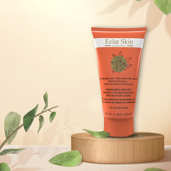 Crema de manteca de karité con ácido hialurónico de Eclat Skin London, 30 ml x 2