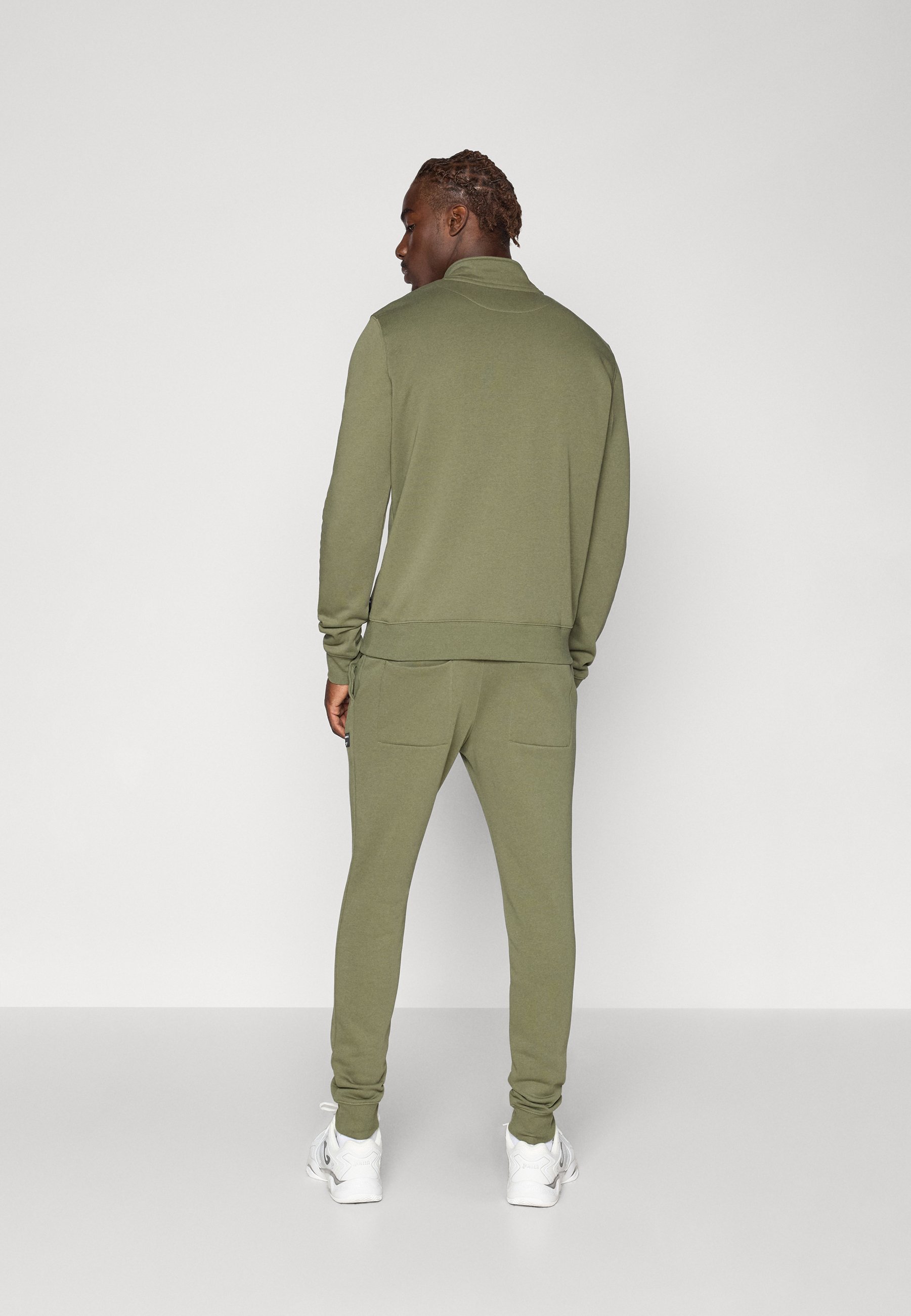 Björn Borg CENTRE TAPERED SWEATPANTS - Spodnie dresowe - dusty olive